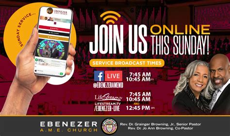 ebenezer ame church watch live at lifestream tv|Ebenezer A.M.E .